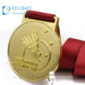 Hot selling cheap custom metal stamping shiny gold plated embossed 3d logo enamel sport taekwondo medal